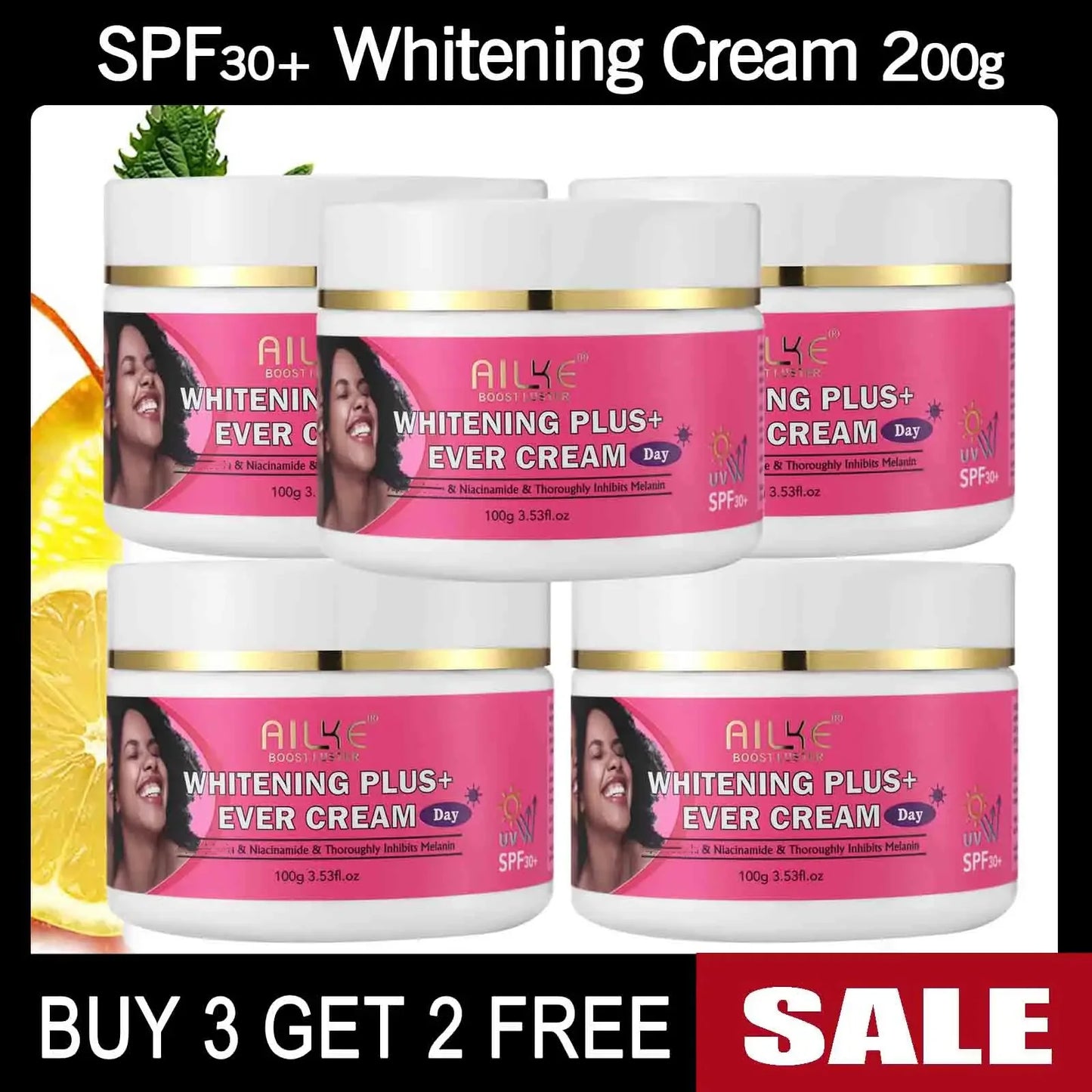 AILKE Skin Glowing Set Niacinamide Brightening Moisturizing Anti Acne Kit