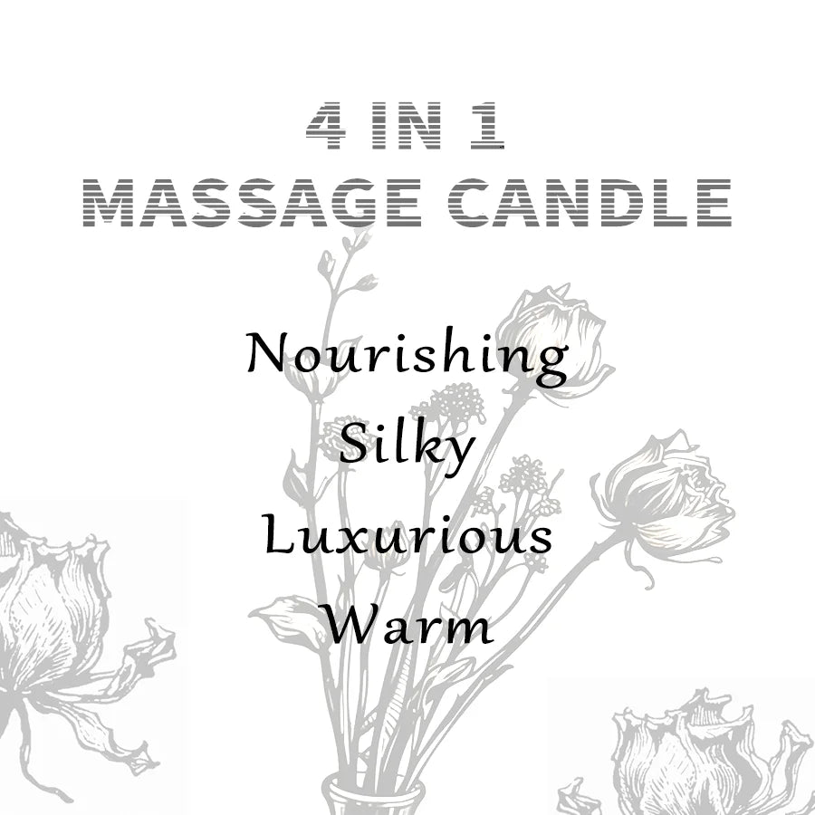 EVODUCK Massage Oil Candle With Essential Oils Scent Soy Wax