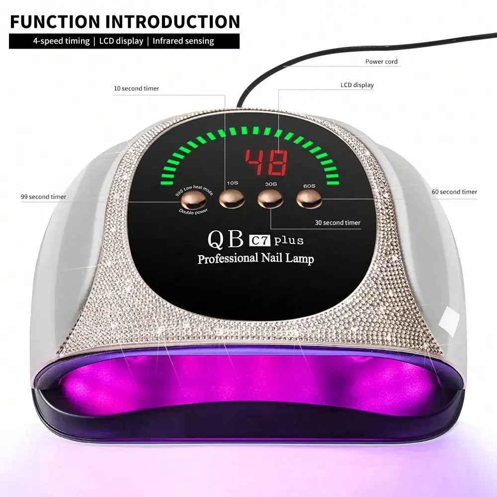 UV LED Nail Lamp Cordless Diamond Pro With Auto Timer
