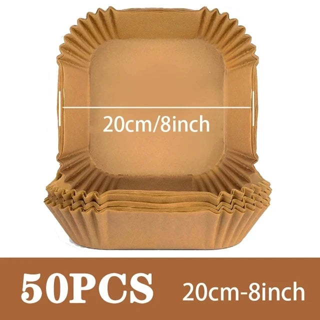 Air Fryer Disposable Paper Liners Non Stick Round