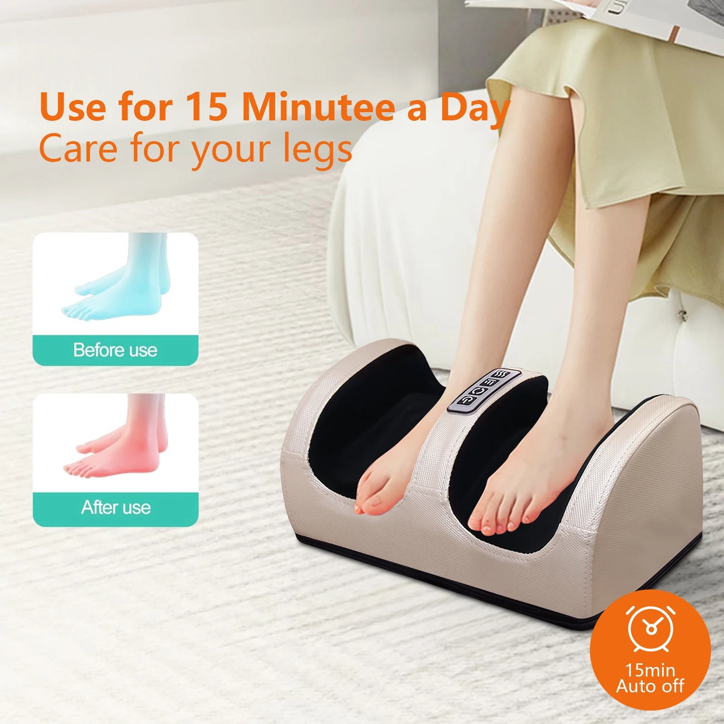 Foot Massage Machine Foot Kneading Massager With Heating
