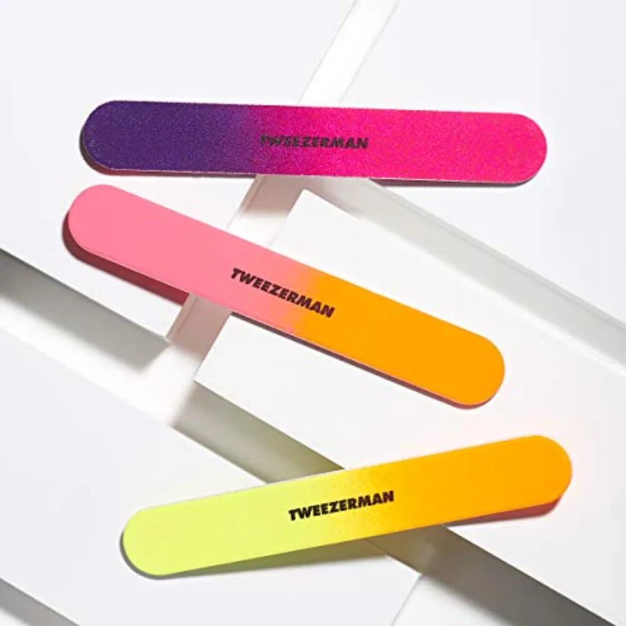 Tweezerman Neon Hot Nail Filemates Nail Care Trio Set