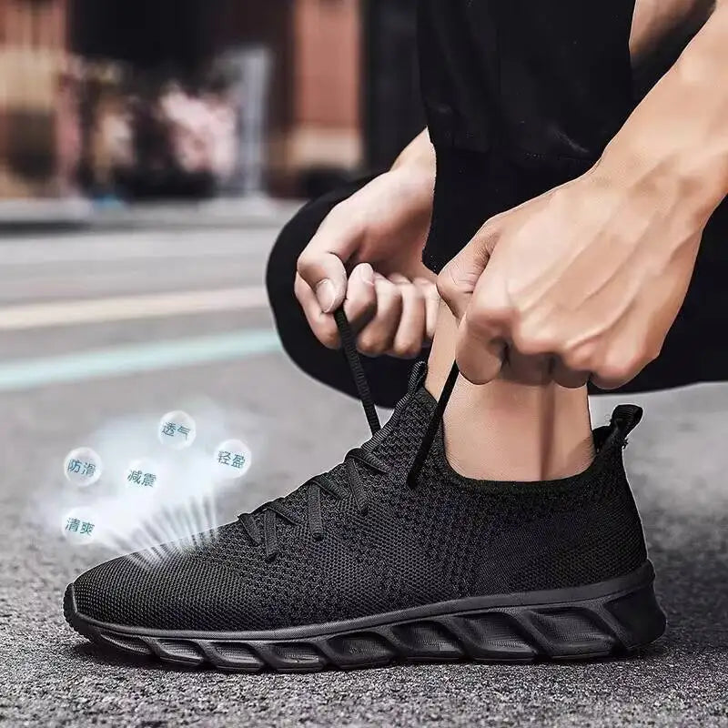 Men's Casual Sports Breathable Summer Running Shoes Mesh Sneaker