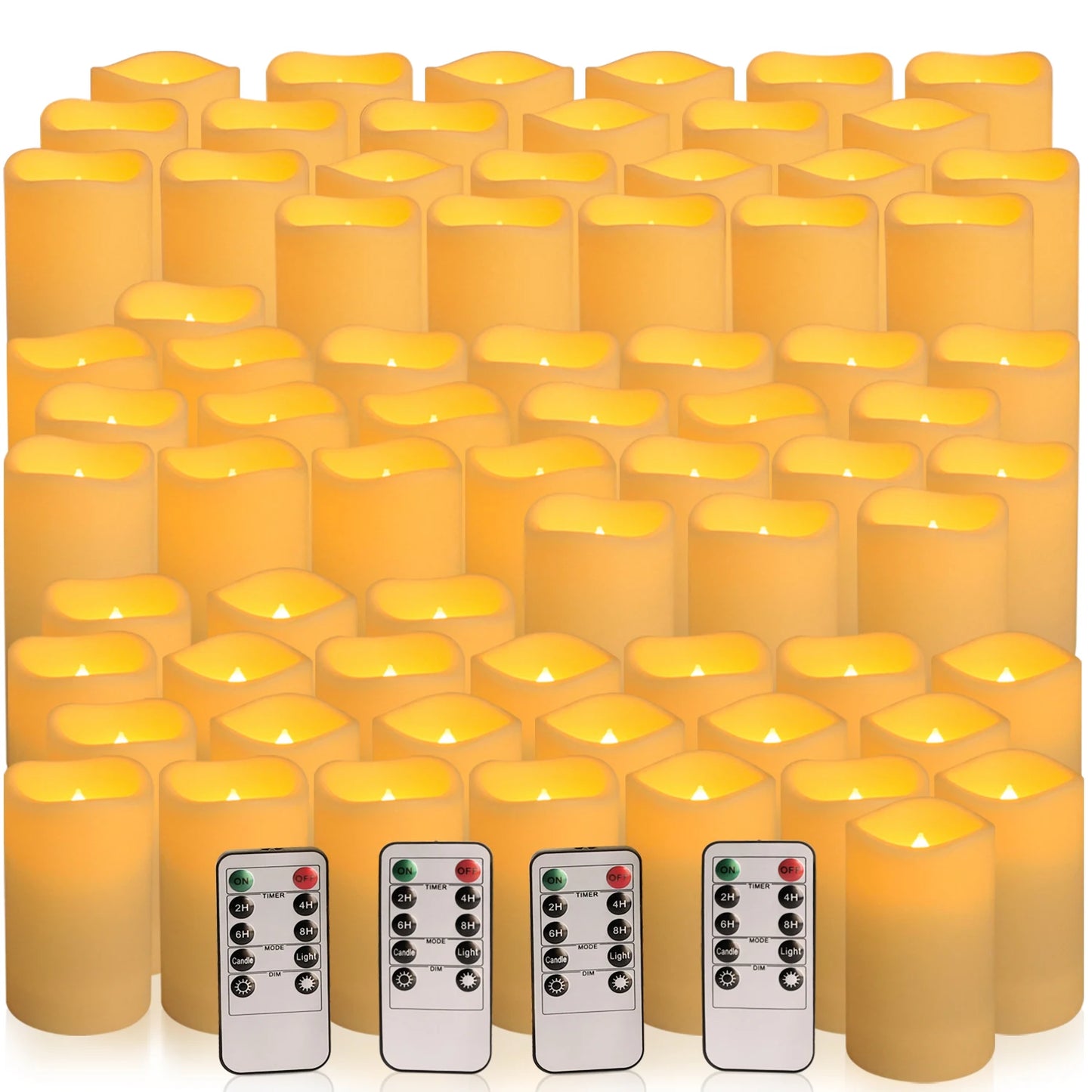 Flameless LED Candles Indoor Waterproof 24-144 Sets For Events
