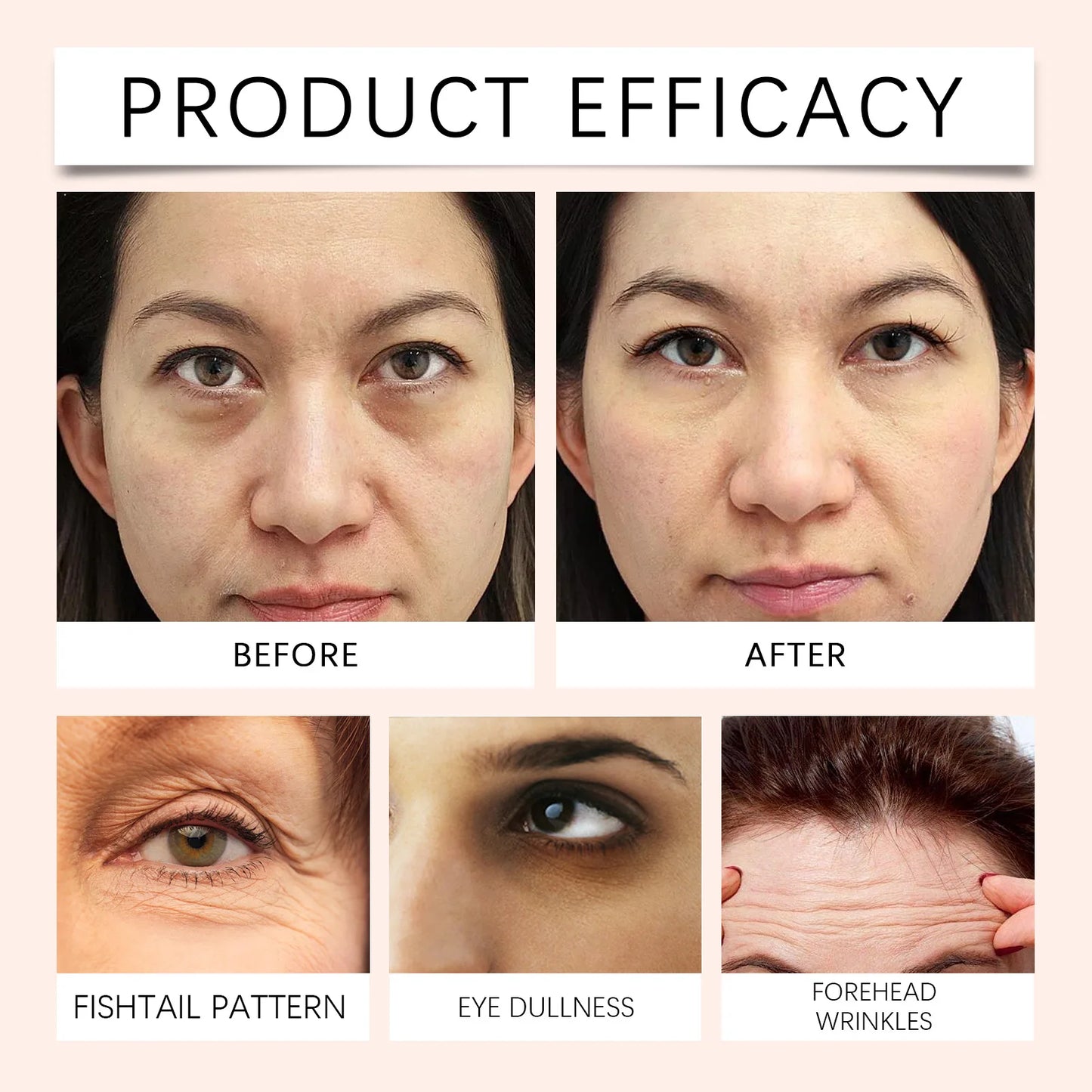 Jaysuing 5 In 1 Collagen Eye Mask Vitamin C Brightening