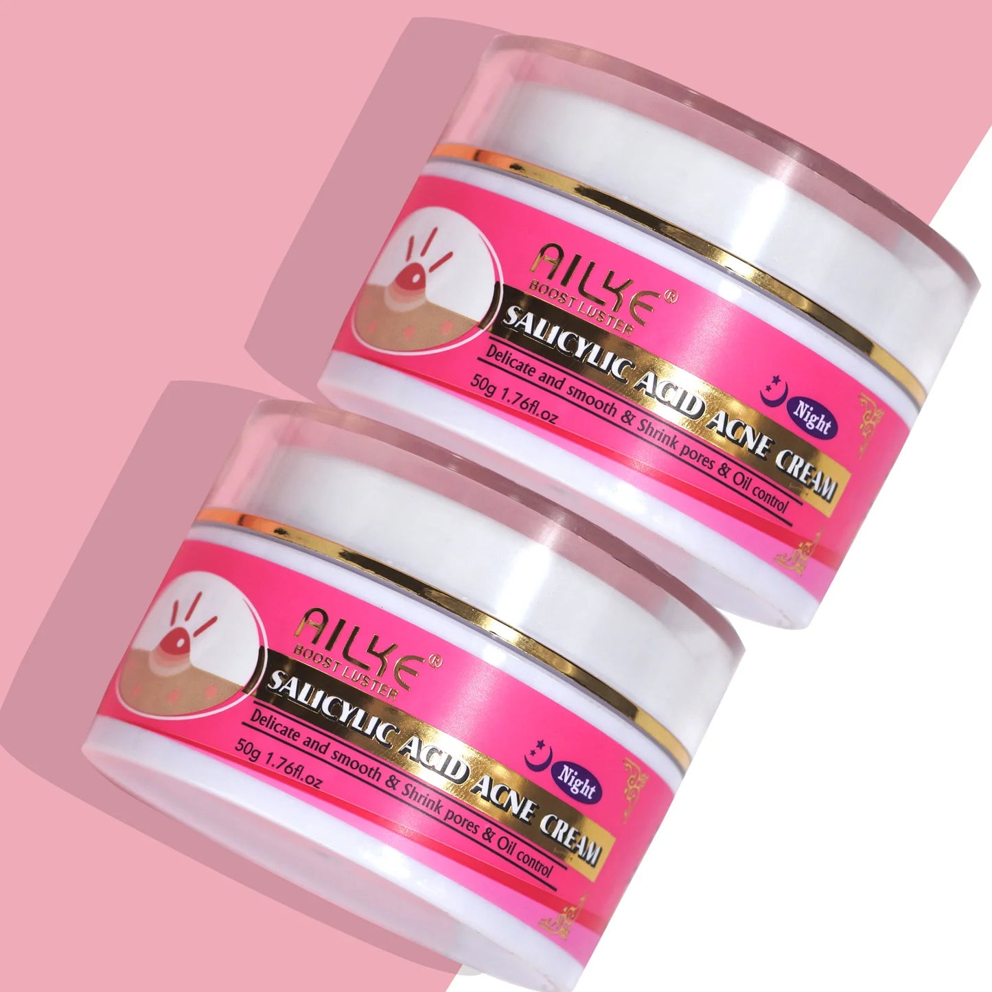 AILKE Skin Glowing Set Niacinamide Brightening Moisturizing Anti Acne Kit