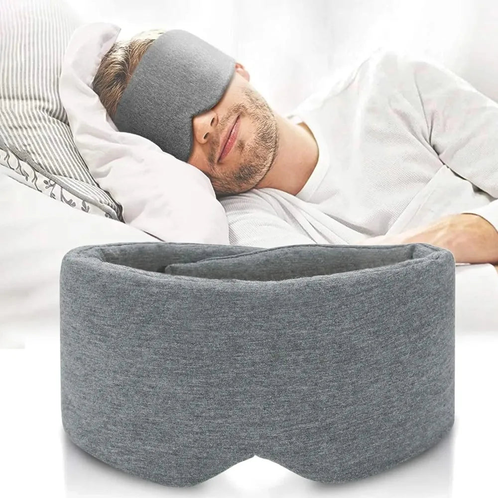 100% Cotton Adjustable Light Blocking Sleep Eye Mask