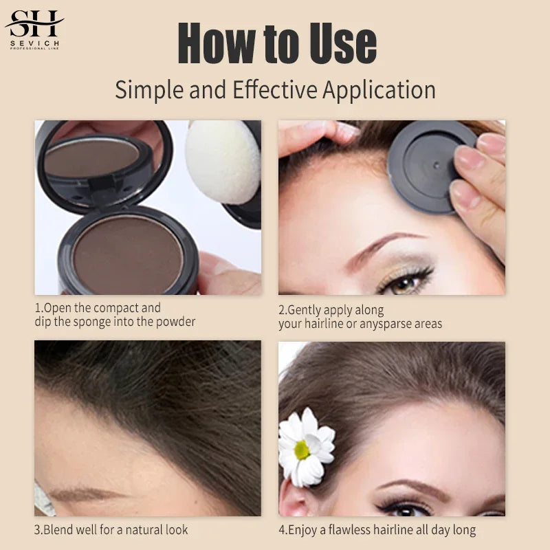 Sevich Hairline Powder Root Touch Up For Thinning Hair