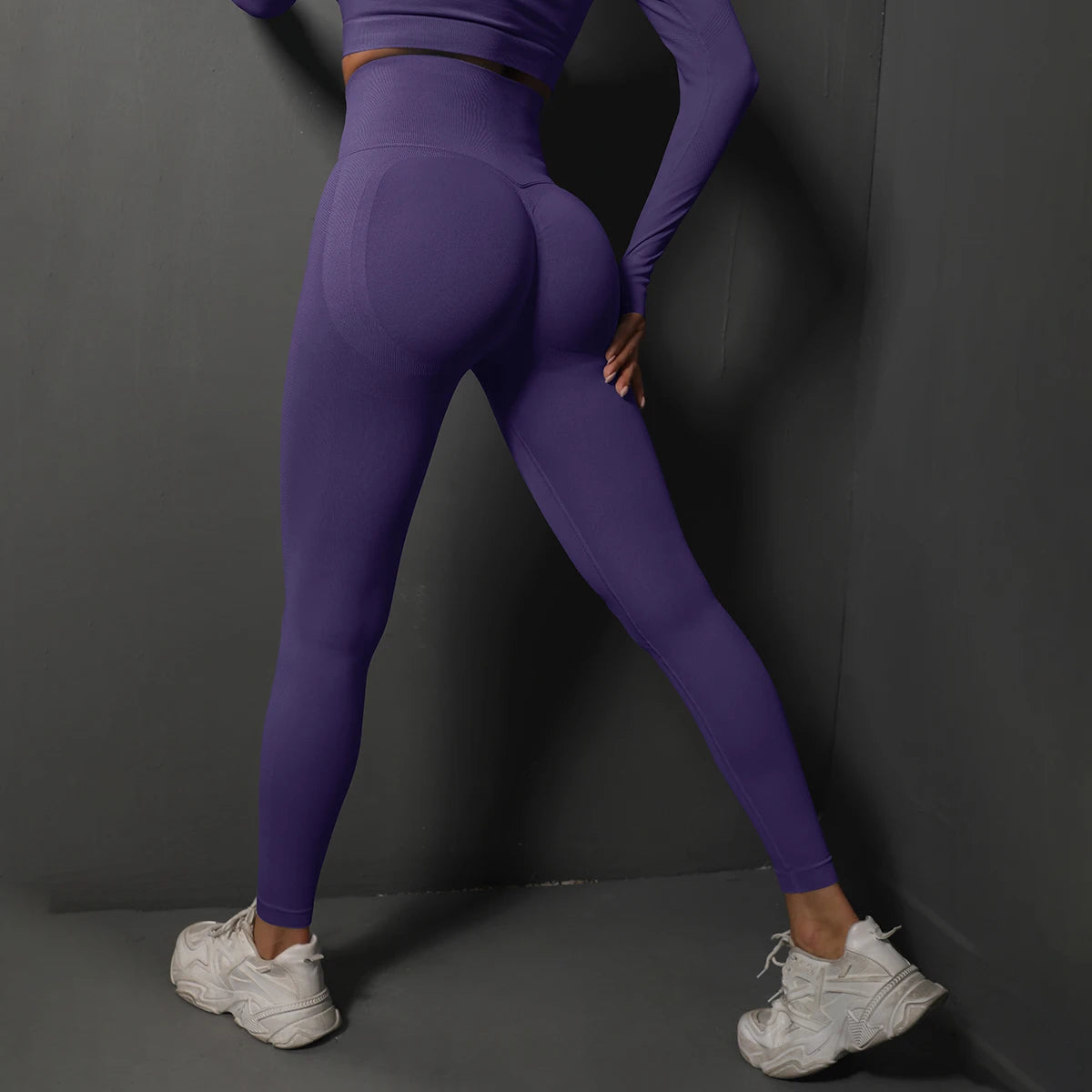 Women Seamless High Waist Yoga Leggings For Hip Lifting And Workout