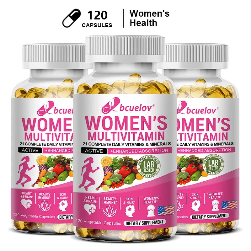Bcuelov Multivitamin Mineral Supplement For Heart Health And Energy
