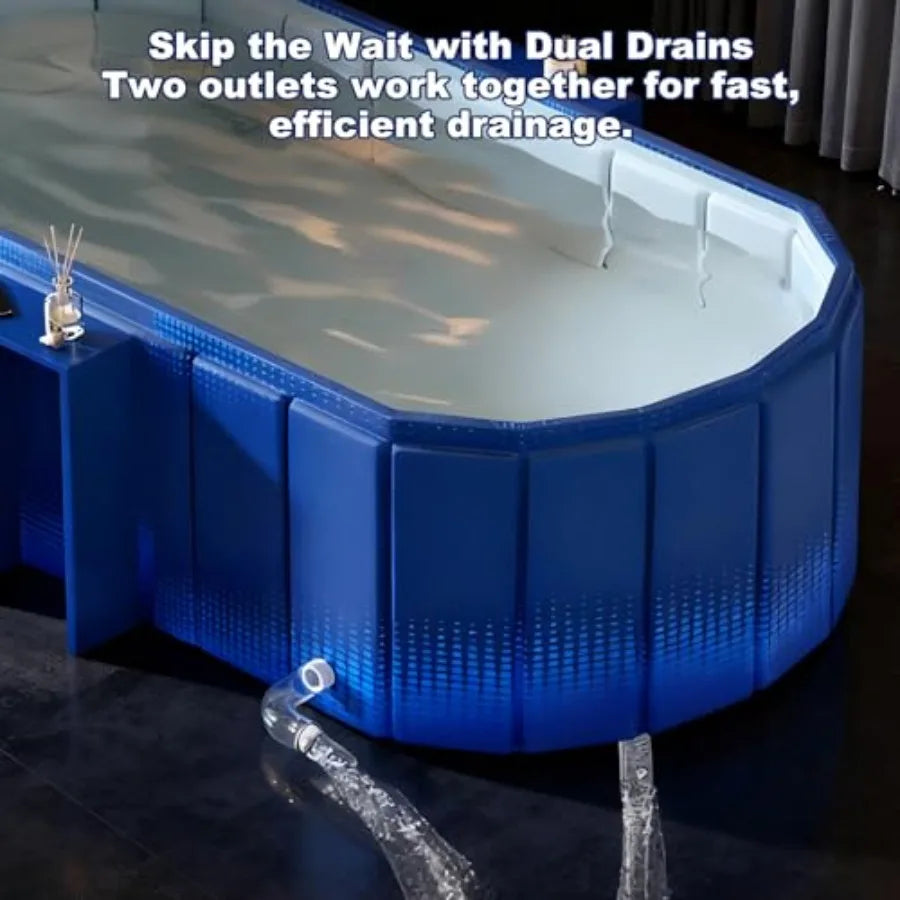 Portable Collapsible Cold Plunge Tub Foldable Ice Bath For Spa