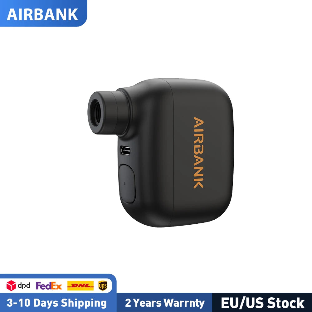 AIRBANKEPUMP Pocket SE Mini Portable Electric Bike Pump Cordless