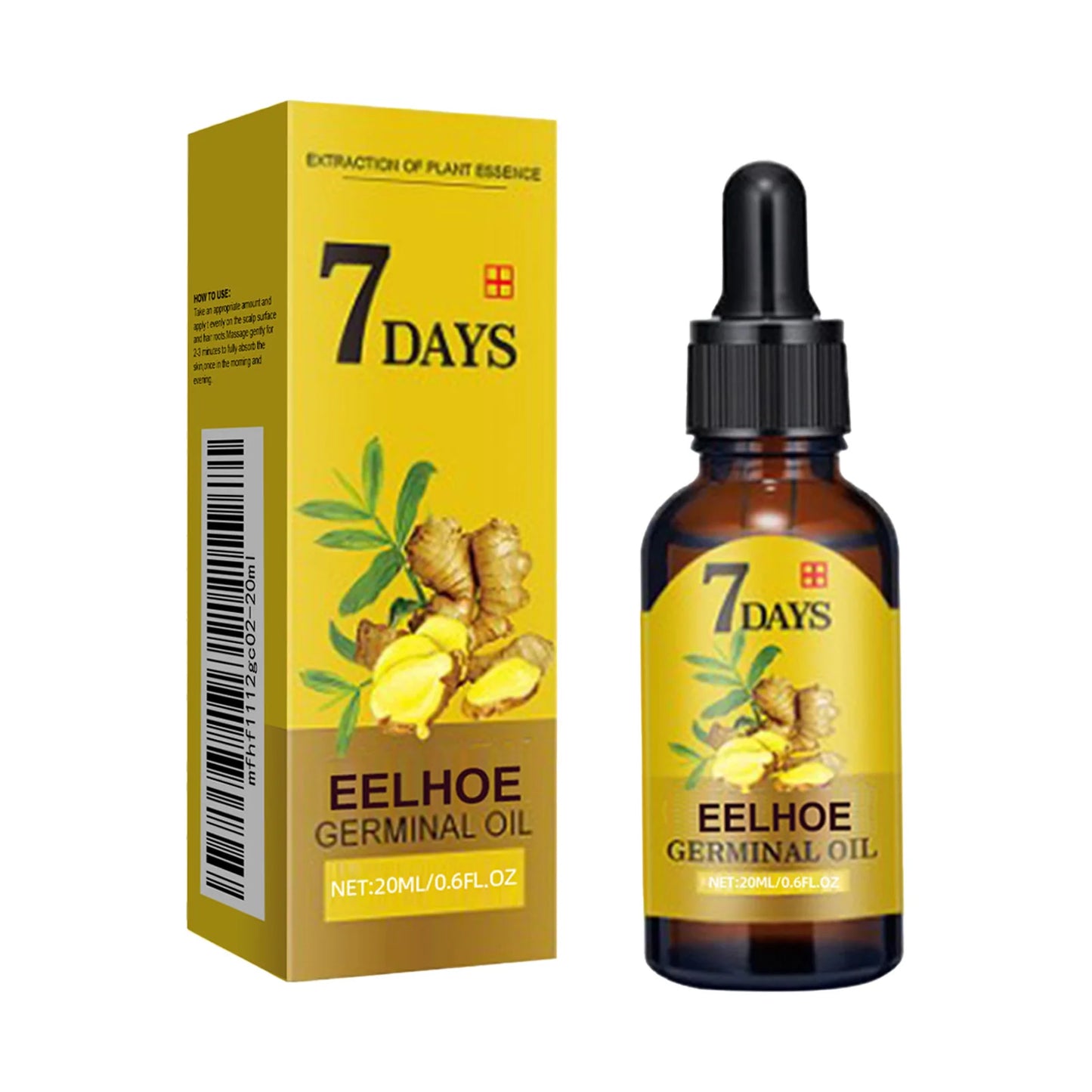 Eelhoe Ginger Hair Growth Oil Nourishment Anti Hair Loss