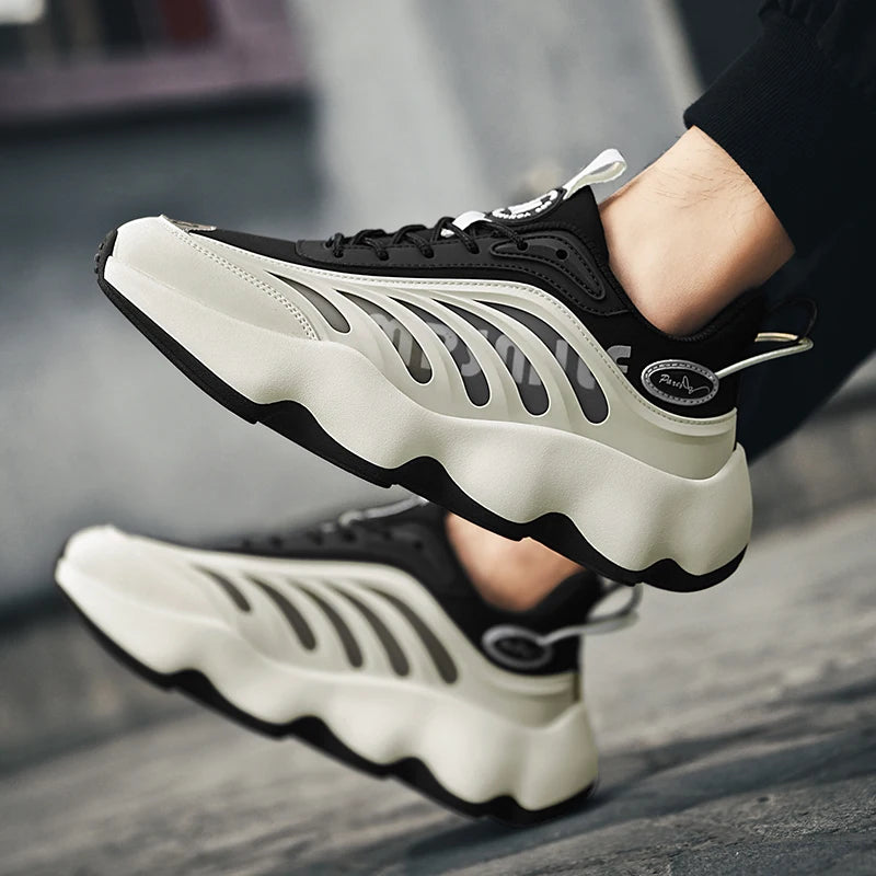 Men Breathable Casual Sneakers Lightweight Running Shoes