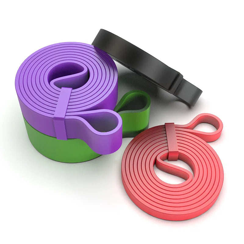 Four Piece Pull Up Assistance Bands Full Body Fitness