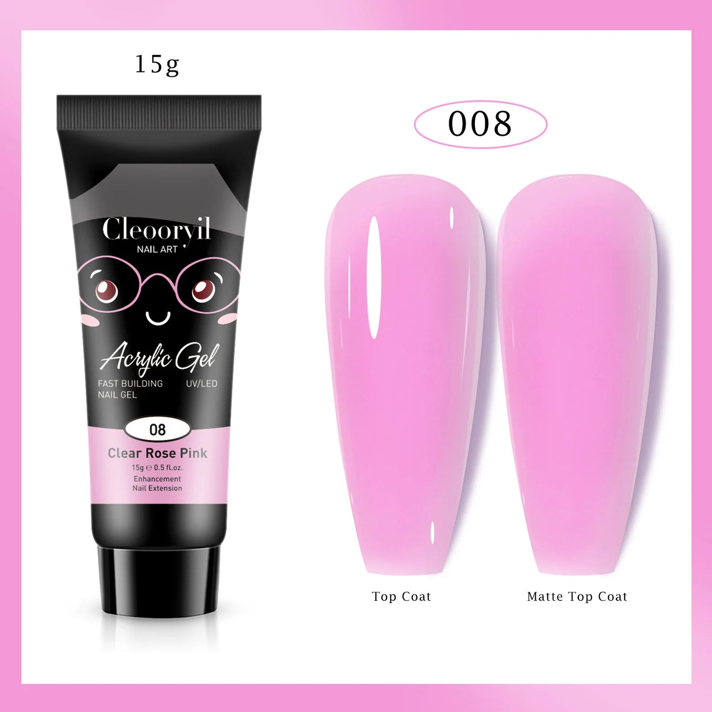 Misscheering Nail Extension Gel Poly Nail Acrylic Gel UV LED