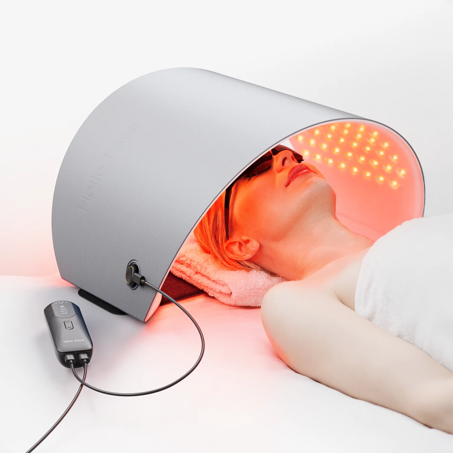 Hello Face L6 LED Light Mask 630nm And 850nm NIR Skin Friendly Fabric
