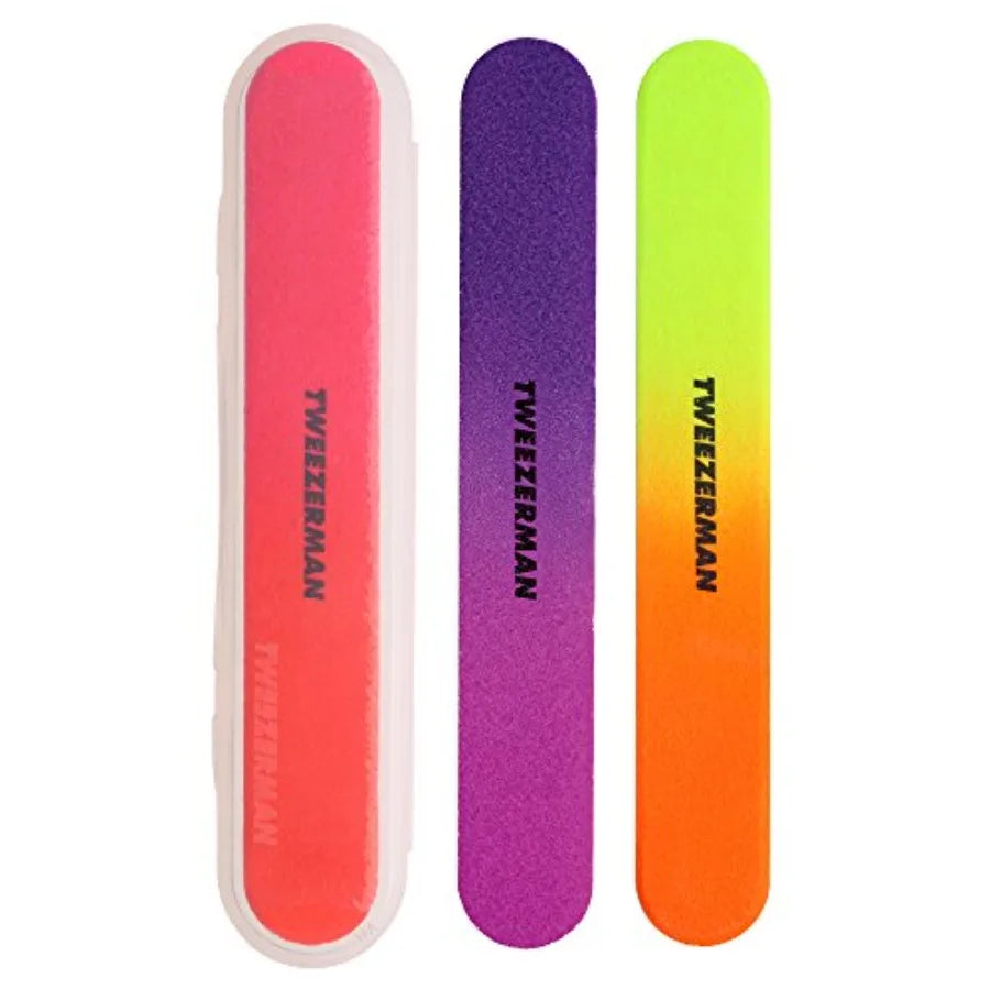 Tweezerman Neon Hot Nail Filemates Nail Care Trio Set