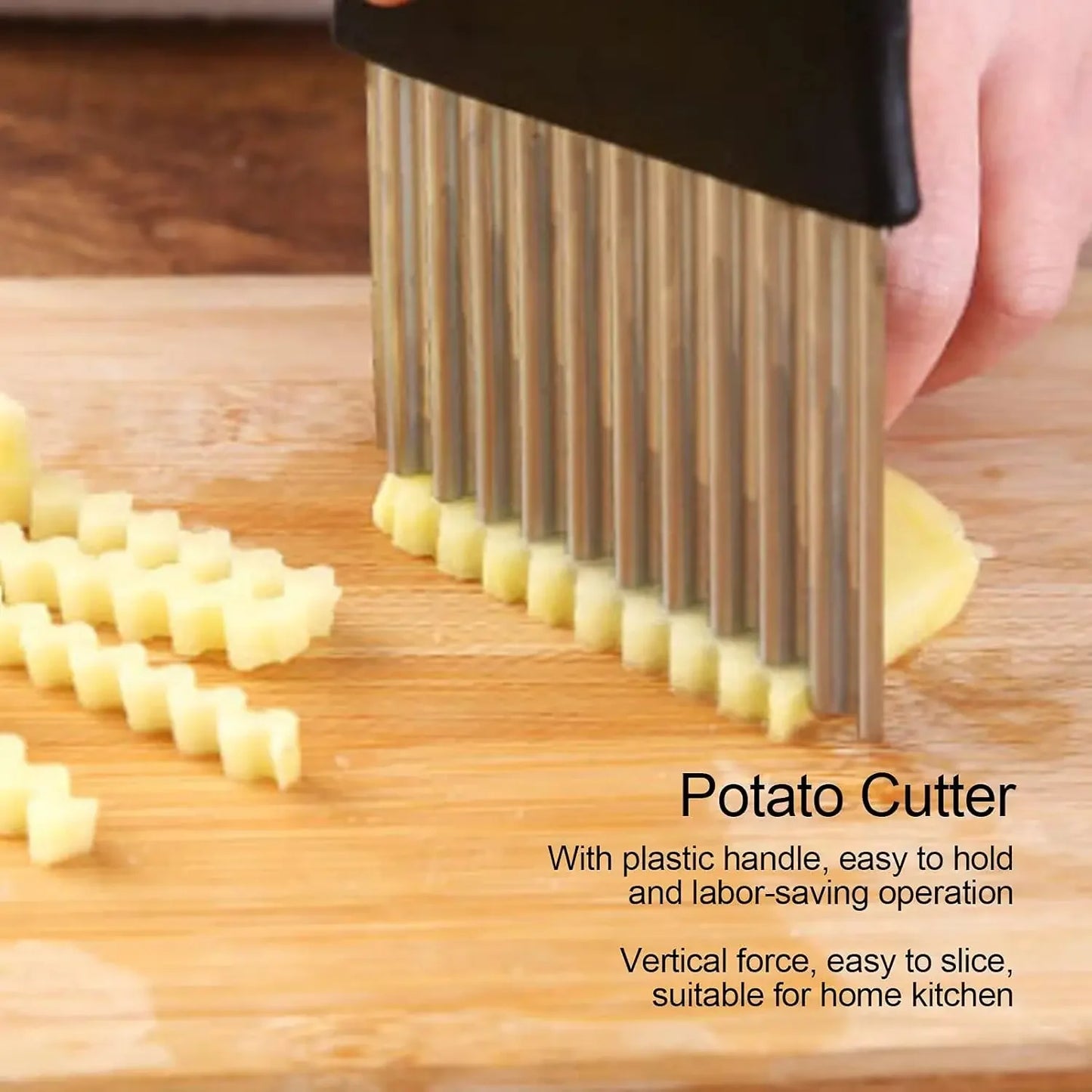 Stainless Steel Crinkle Cutter for French Fries and Chips