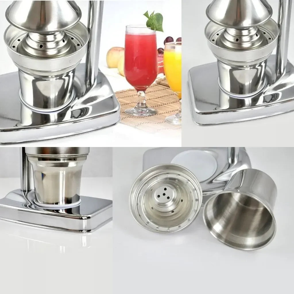 Stainless Steel Manual Juicer Orange Juice Extractor