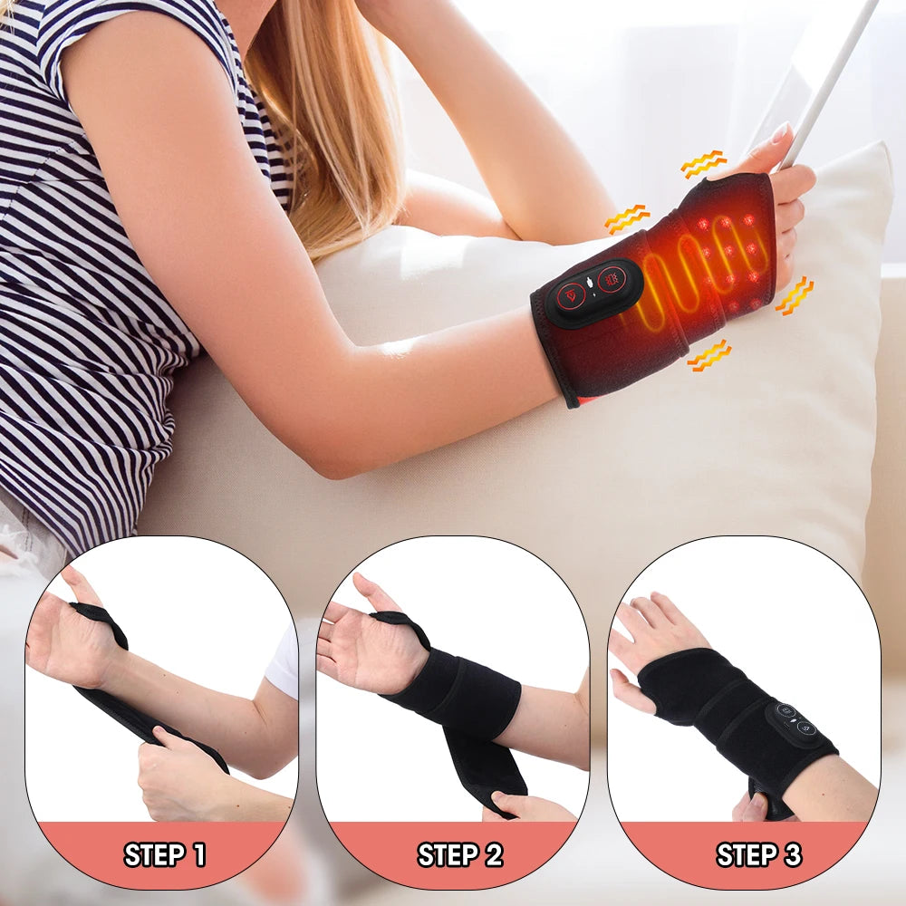 Hailicare Wireless LED Heating Wrap For Body Pain Relief