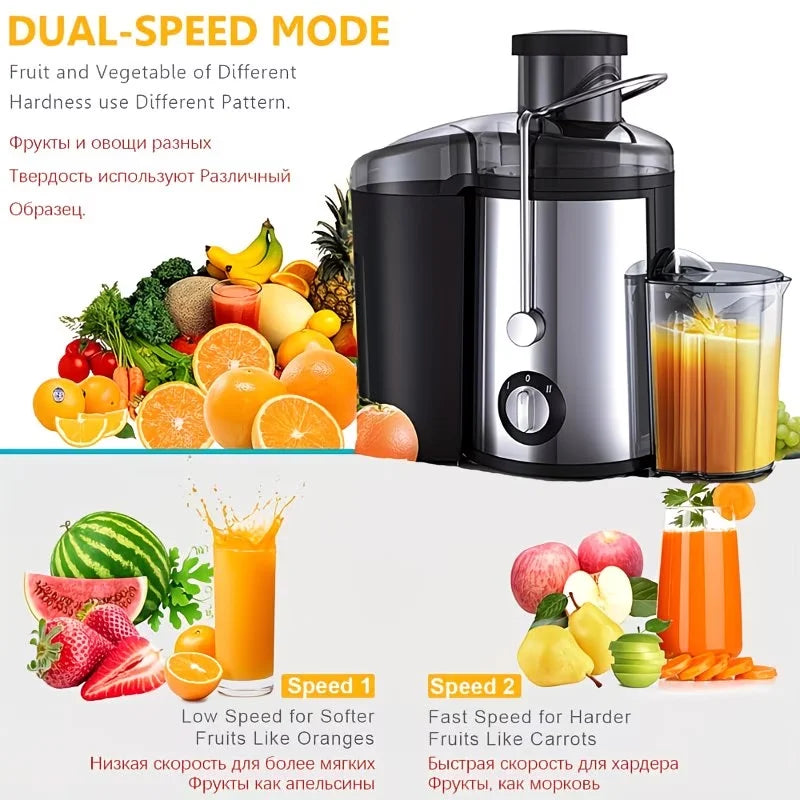 Multifunctional Juicer Blender Food Processor With Wide Mouth
