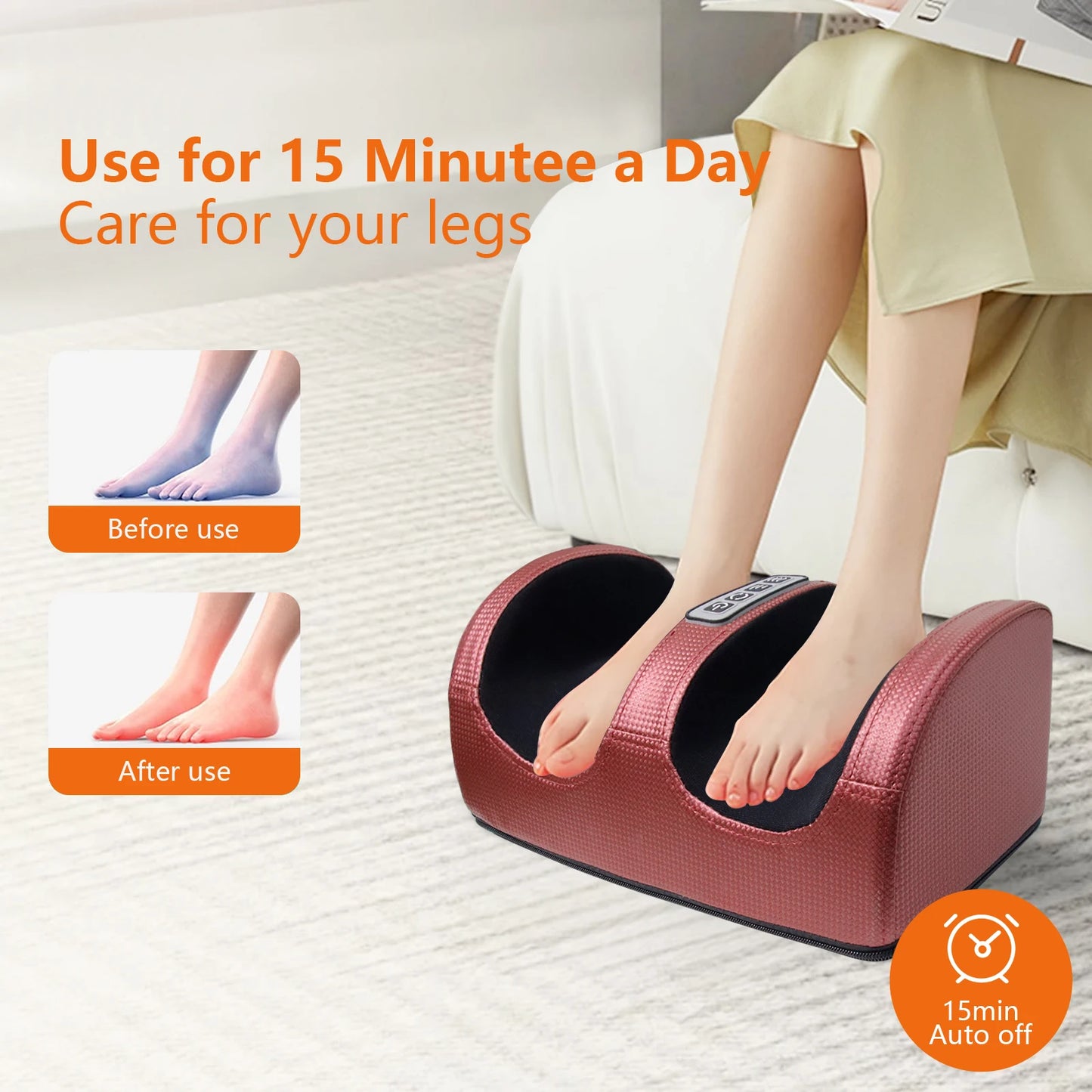 Foot Massage Machine Foot Kneading Massager With Heating