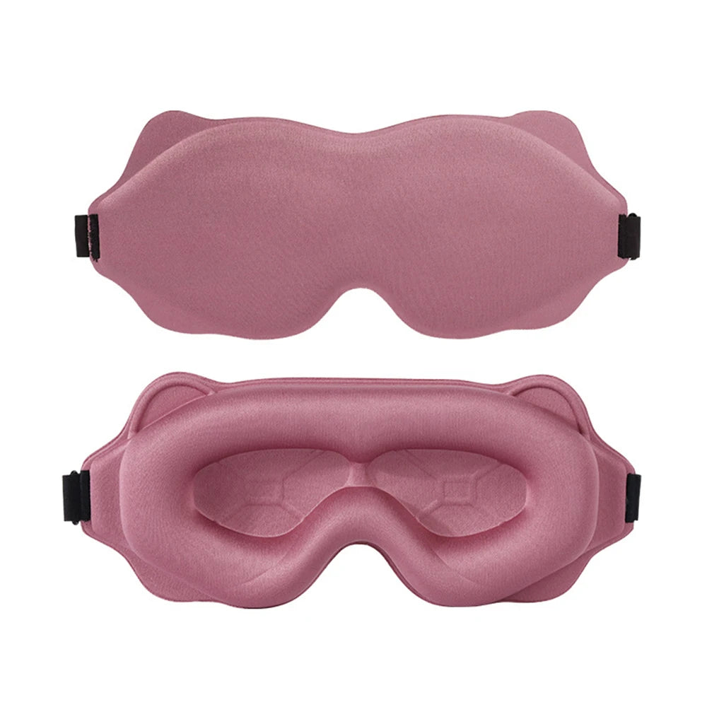 Zoechic 3D Sleeping Mask Blockout Light Travel Eye Mask
