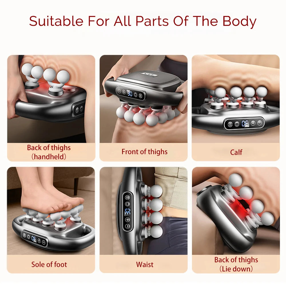 Foreverlily 16 Head Fascia Gun High Frequency Back Massager