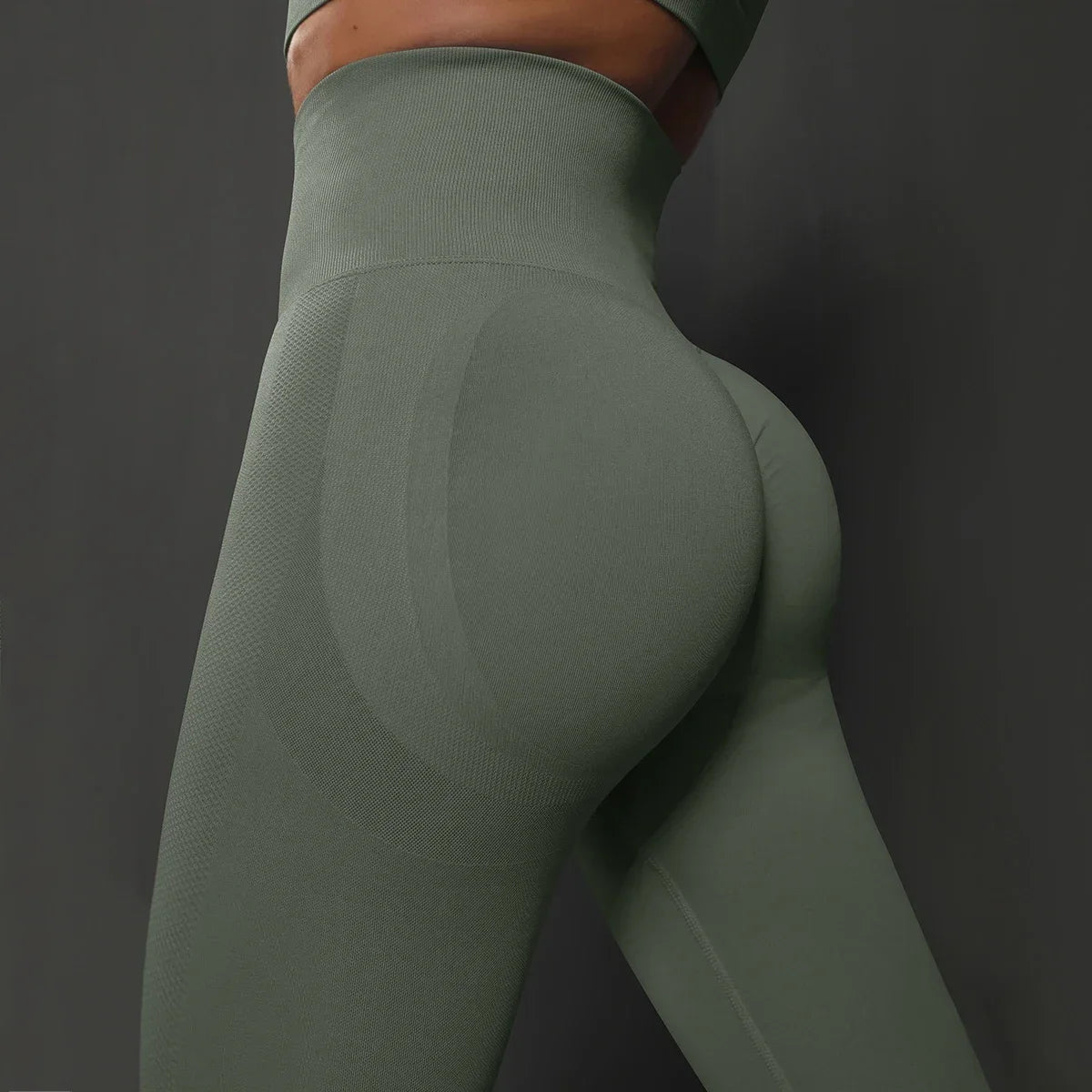 Women Seamless High Waist Yoga Leggings For Hip Lifting And Workout
