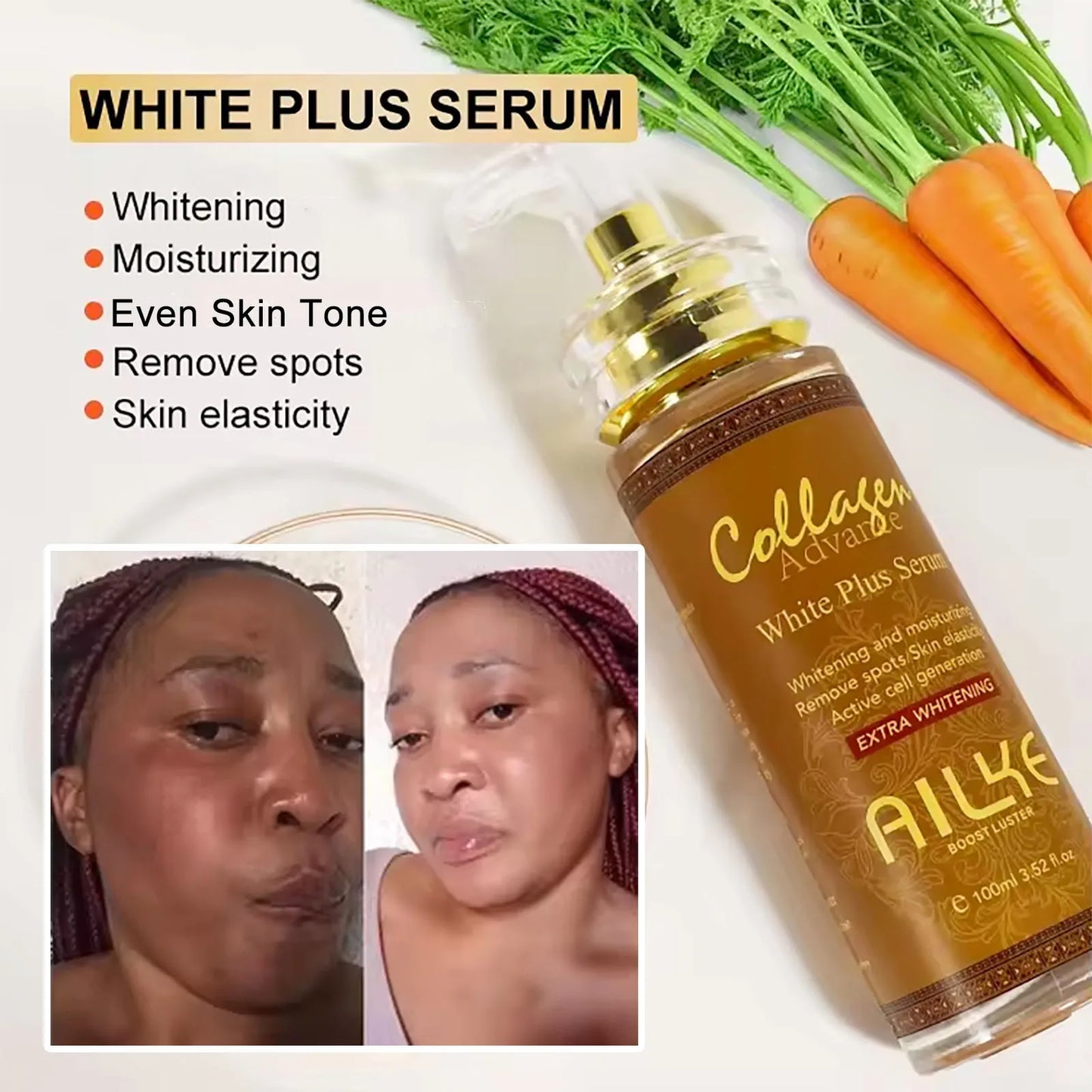 AILKE Skin Whitening Serum For Face Moisturizing And Even Tone