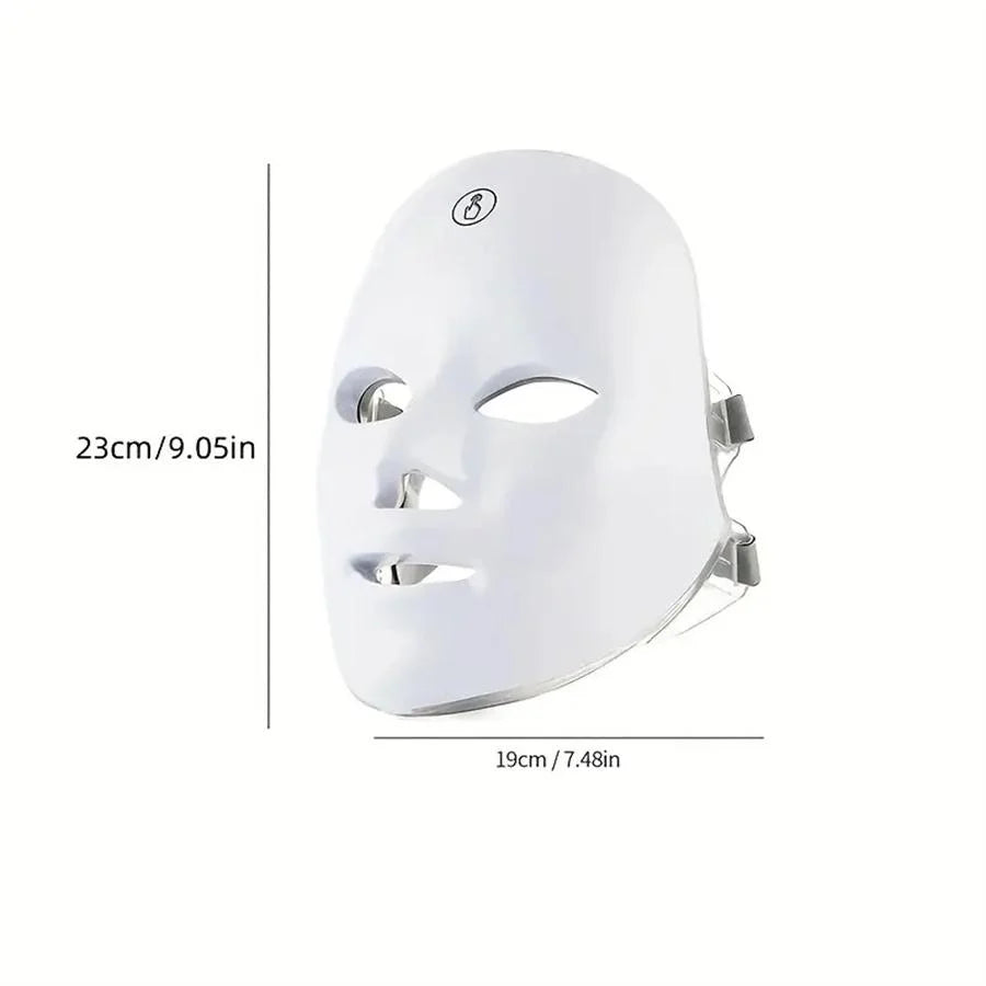 Rechargeable Seven Color LED Face Mask Facial Care Tool