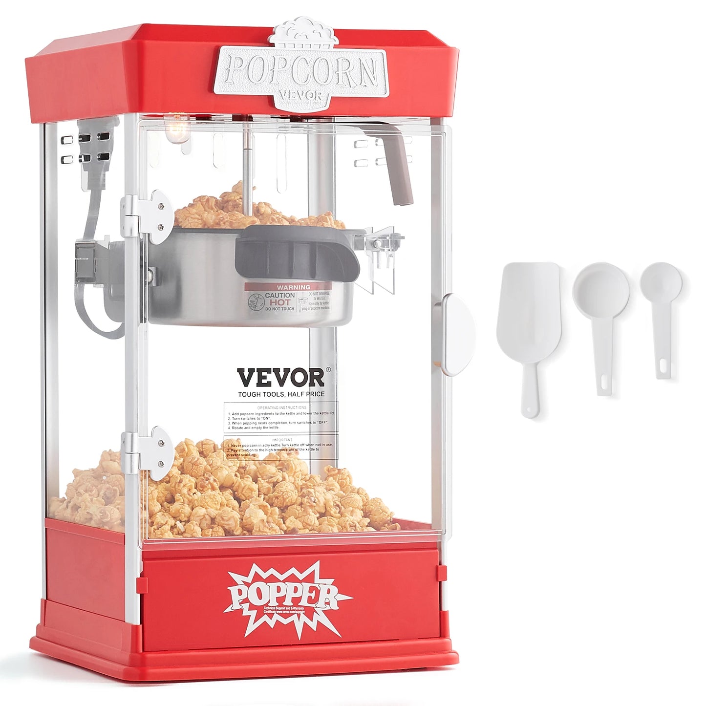 SucceBuy Countertop Popcorn Maker 1.5 Gal Per Batch