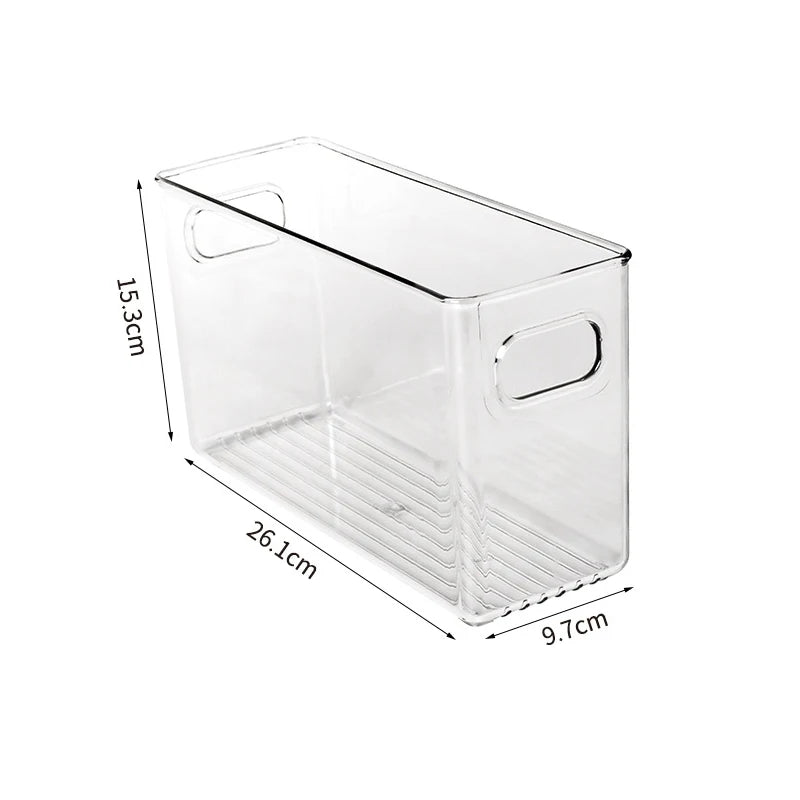 Transparent Refrigerator Storage Box Vegetables Fruit Organizer Clear Container