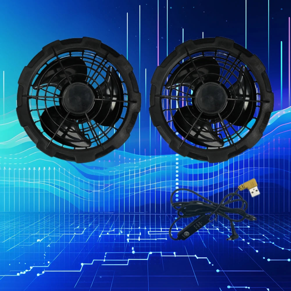Breathable Sleeveless Cooling Vest Air Conditioner Wearable Fan Vest