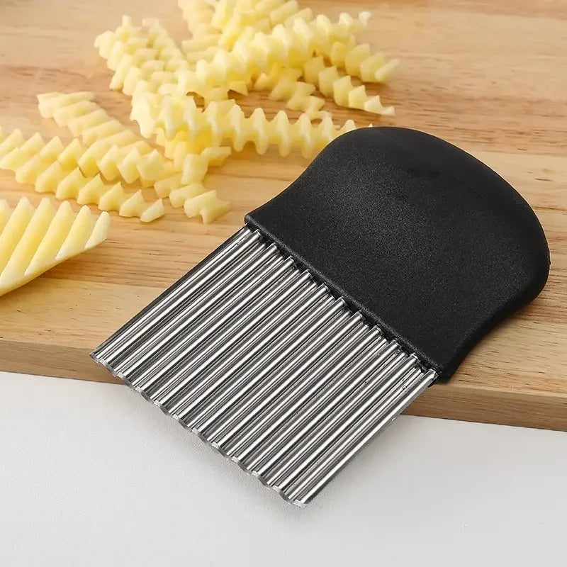 Stainless Steel Crinkle Cutter for French Fries and Chips
