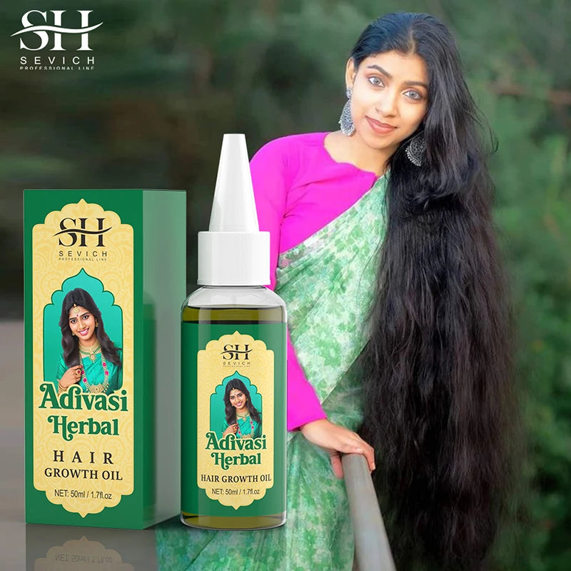 Adivasi Hair Growth Oil Set Organic Herbal Scalp Treatment