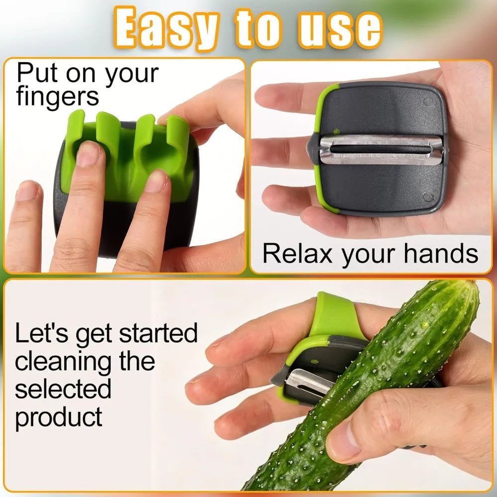 Portable Kitchen Peeling Tool Stainless Steel Veggie Peeler