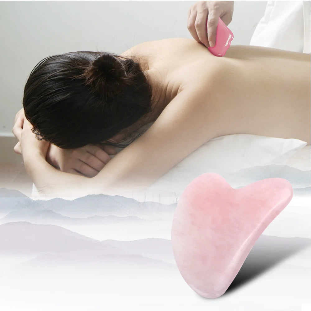 Jade Gua Sha Board For Facial Massage And Skin Care