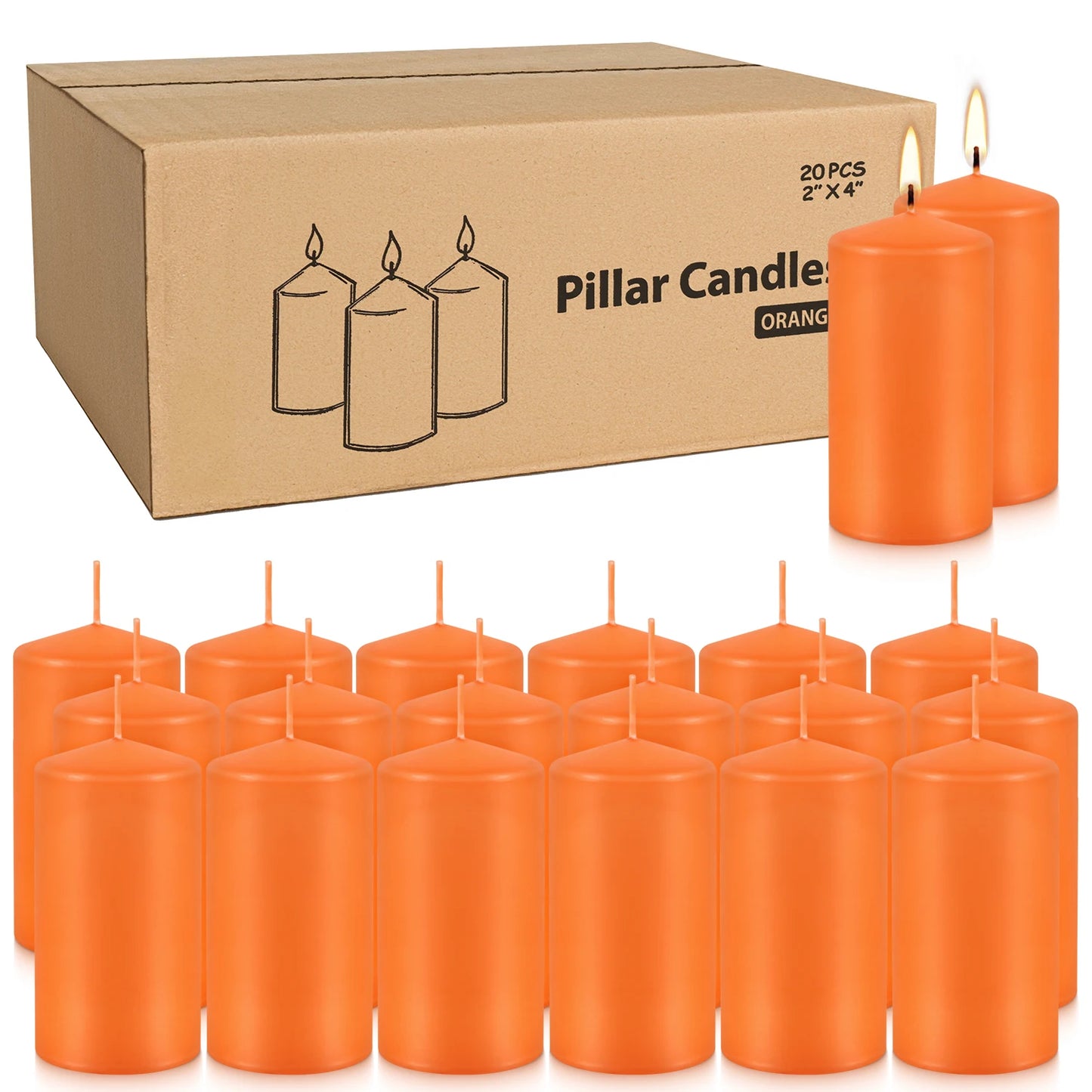 Pillar Wax Candles For Weddings And Home Decor Hand Poured