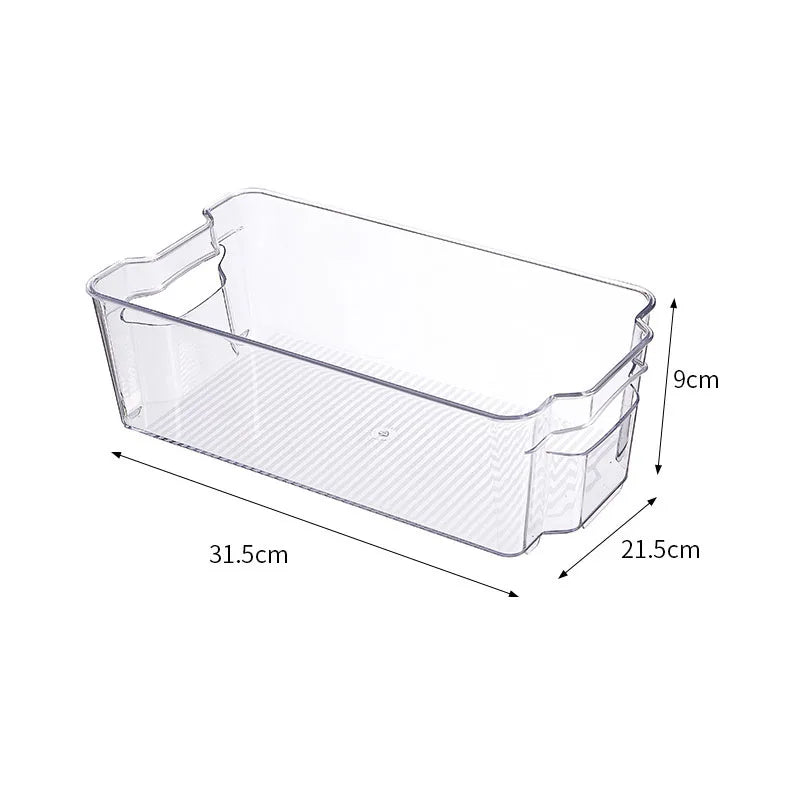 Transparent Refrigerator Storage Box Vegetables Fruit Organizer Clear Container