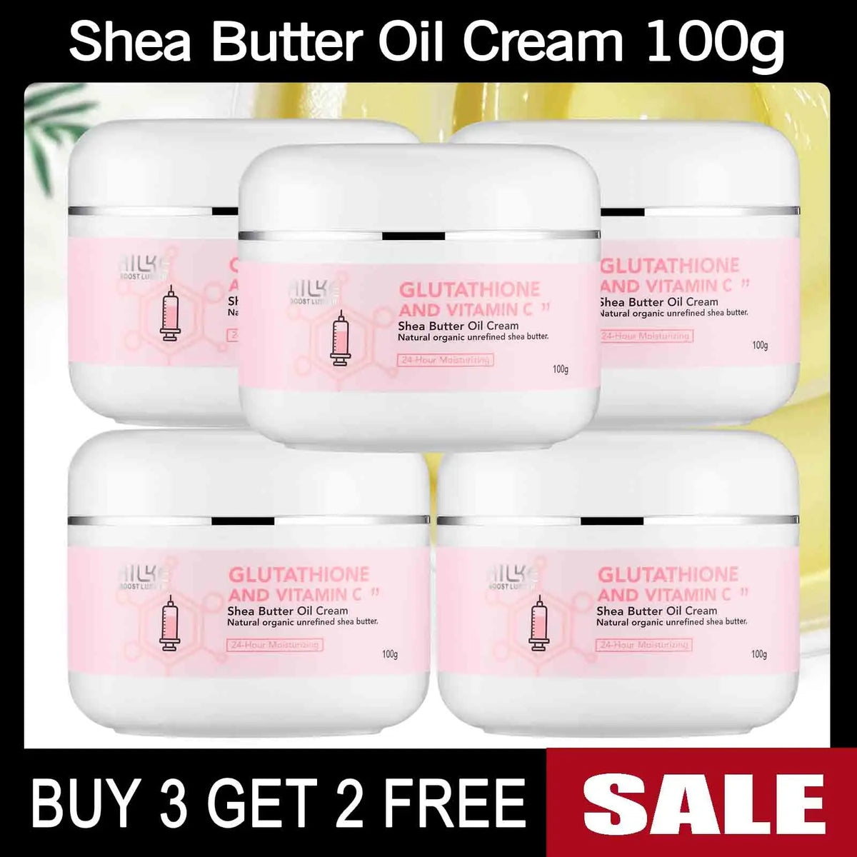 AILKE Whitening Skin Care Set Glutathione Vitamin C Brightener Moisturizer
