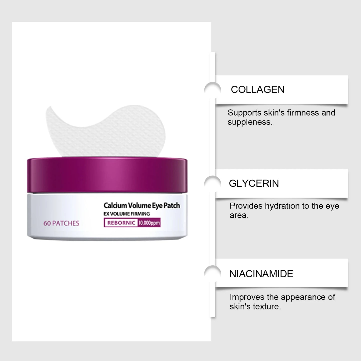 Eelhoe Eye Lift Patch Calcium Boost Brightening Hydrogel Mask