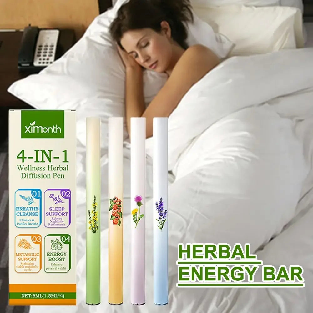 Herbal Aromatherapy Pen Diffuser Supporting Soothing Breathing Lung Wellness