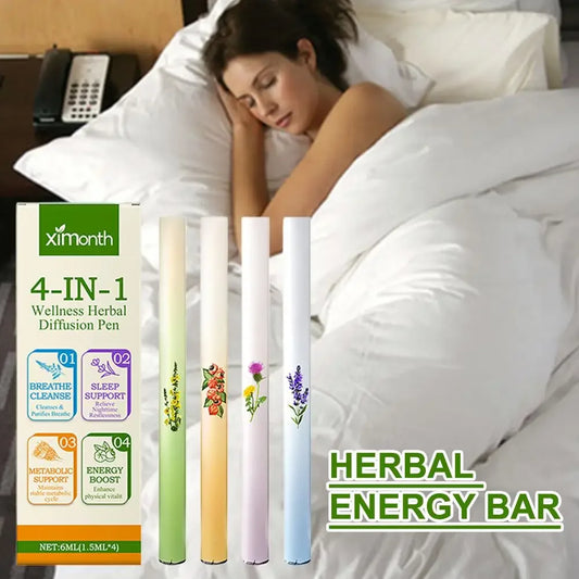 Herbal Aromatherapy Pen Diffuser Supporting Soothing Breathing Lung Wellness