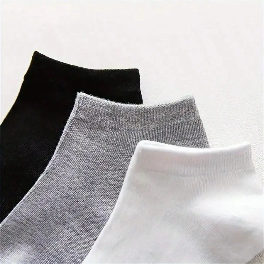 Thin Unisex Ankle Socks Sweat Absorbing for Daily Wear
