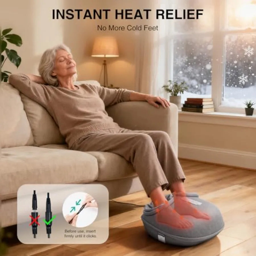 Foot Massager With Heat Shiatsu Deep Kneading For Home Use
