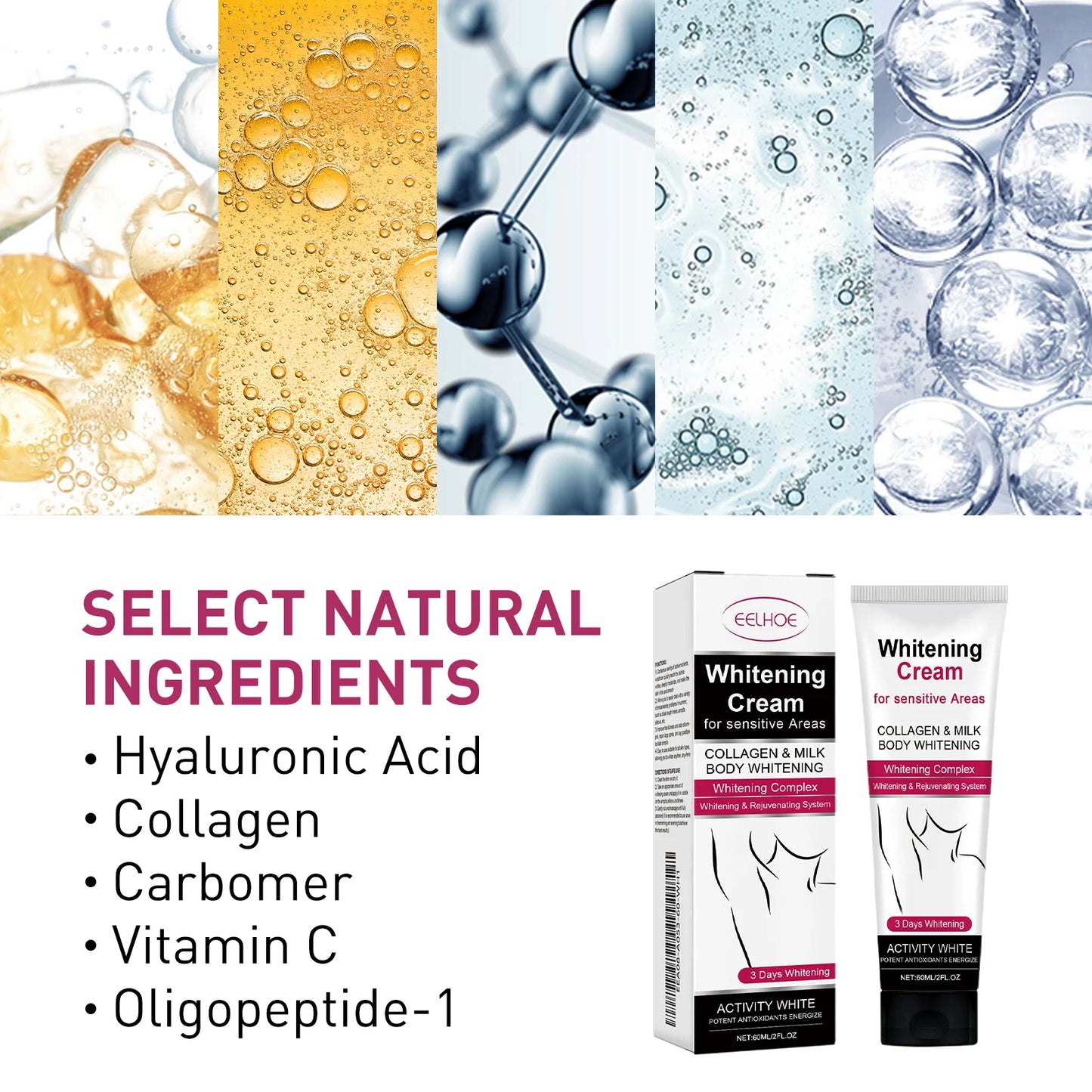 Eelhoe Underarm Whitening Cream Reduces Melanin Pigmentation