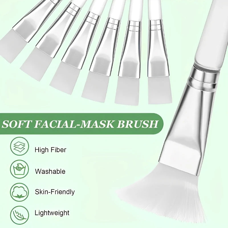 HMQ Beauty Facial Applicator Brushes For DIY Skincare Tools