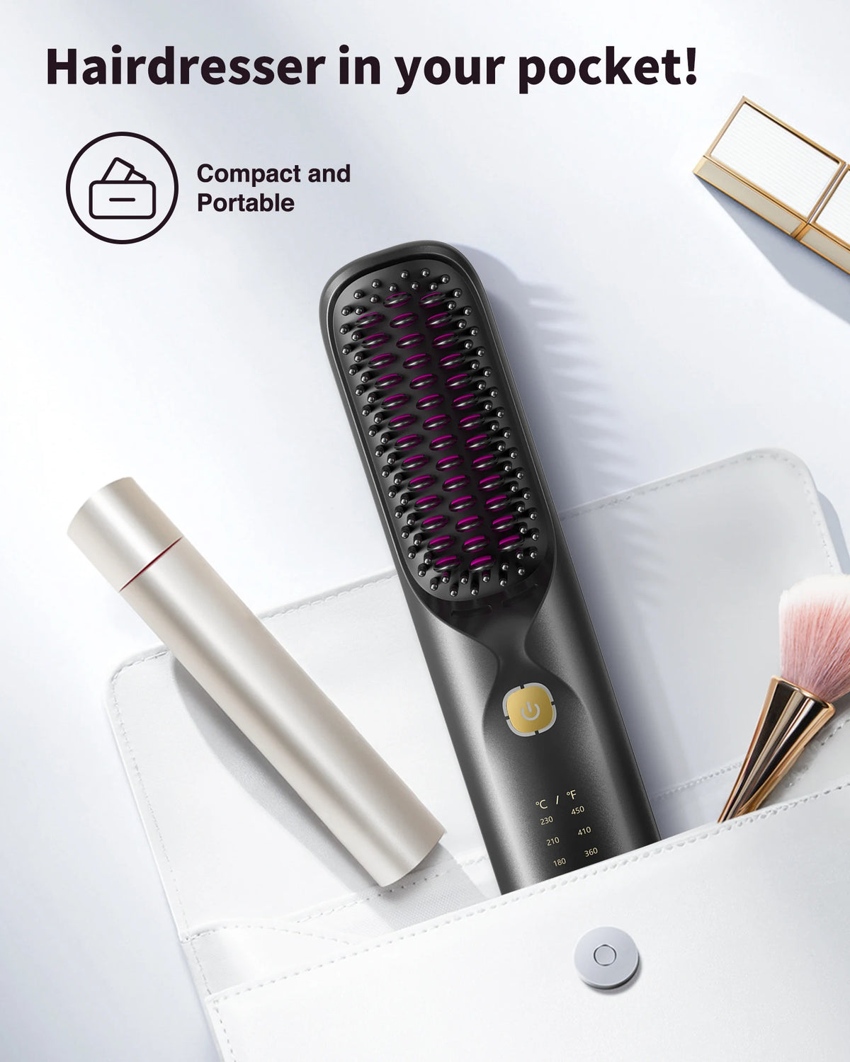 Bopcal Cordless Portable Rechargeable Ion Hair Straightener